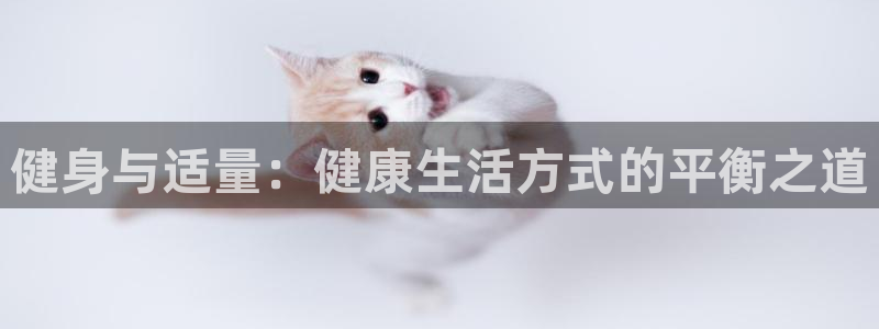 熊猫体育文化有限公司：健身与适量：健康生活方式的平衡之道